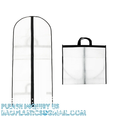 Gusseted Travel Garment Bag For Business, Foldable, Durable Thick Oxford Fabric Travel Suit Bag