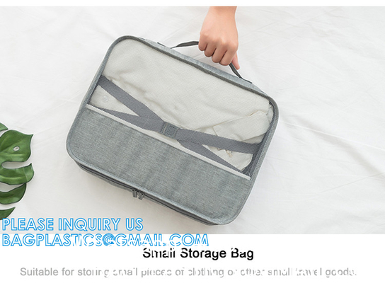 Portable Set Packing Cubes Luggage Travel Organizer Storage For Travel With Shoe Bag And Toiletry Bag