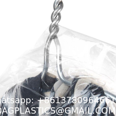 Dry Cleaner Suit Clothes Dustproof Storage Bags Hanging Garment Cover For Closet Storage, Laundry