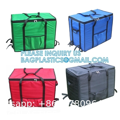 Insulated Pizza Delivery Bag Moisture Free For Catering Food Delivery, Restaurant, Cookouts Red picnic Bags