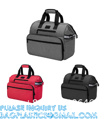 Medical Bag, Medical Equipment Bag, Adjustable Divider, Nonslip Bottom, Removable Shoulder Strap, Water-Resist