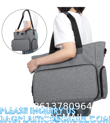Medical Bag, Medical Equipment Bag, Adjustable Divider, Nonslip Bottom, Removable Shoulder Strap, Water-Resist