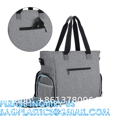 Home Health Nurse Bag Empty, Portable Medical Supplies Shoulder Bag For Hospice, Home Visit, Hospital Interns
