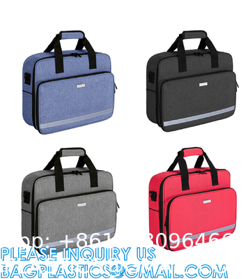 Portable Trauma Emergency Bag Medical Shoulder Bags First Aid Kit Bag, Medical Supplies with Fixed Pockets