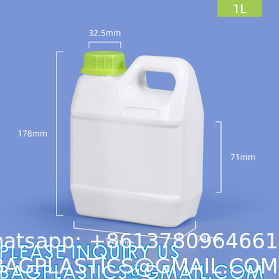 1L 2L 2.5L 3L 4L 5L 6L 10L Plastic Barrel Jerry Can For Oil Chemical Water Storage Chemical Jug Container