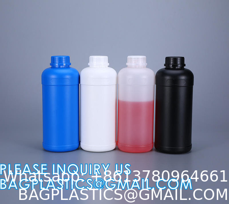 Sample Sealing, 500ml 1000ml HDPE Medical Chemical Usage Laboratory Powder Jar, Lab Plastic Reagent Bottle