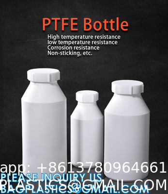 Sample Sealing, 500ml 1000ml HDPE Medical Chemical Usage Laboratory Powder Jar, Lab Plastic Reagent Bottle