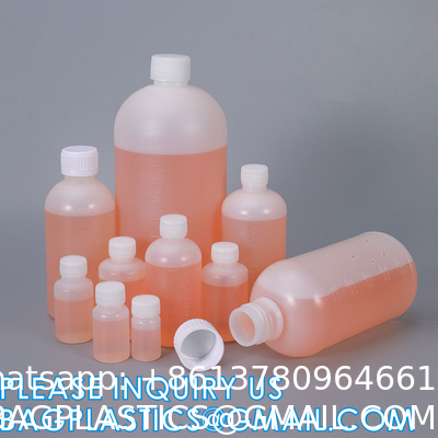 Square Chemical Plastic Biochemistry Medical Reagent Bottle 30ml 50ml 60ml 150ml 500ml 1000ml Custom Capacity