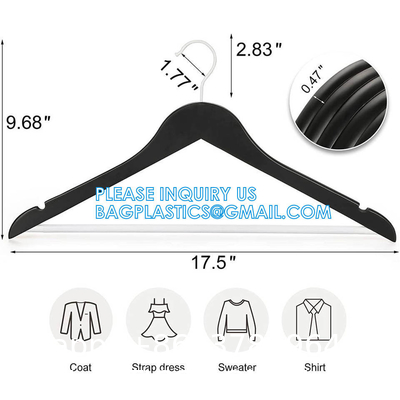 Solid Wood Suit, Premium New Fashion, Boutique, Wooden Hangers for Suit Coat Jacket, with Shoulder Grooves