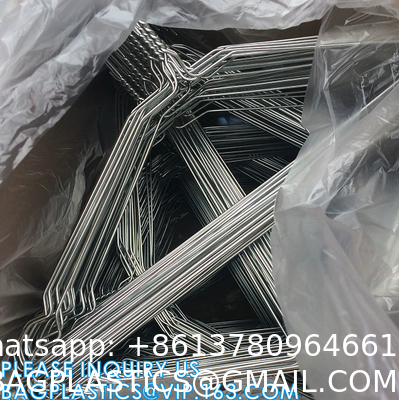Laundry Hanger, Metal Wire Hanger Disposable Galvanized Coat Hanger White Hanger Used For Clothes Manufacturer