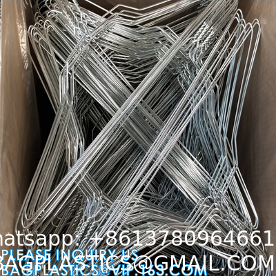 Laundry Hanger, Metal Wire Hanger Disposable Galvanized Coat Hanger White Hanger Used For Clothes Manufacturer