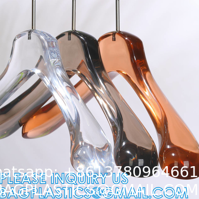 Luxury Clothes Hangers, Clothing Type Transparent Acrylic Clothes Hanger, Garment Coat Hangers For Cloth