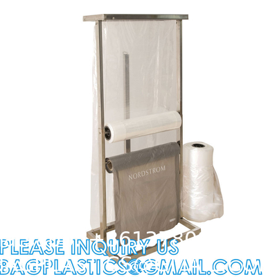 Compostable Dry Cleaning Perforated Clear biodegradable Garment/Laundry/Clothing Bags On Roll, Apparel Covers