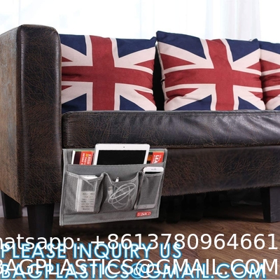 Custom Table Cabinet Storage Organizer, TV Remote Control, Bedside canddy, Mesh pockets, Storage Organizer