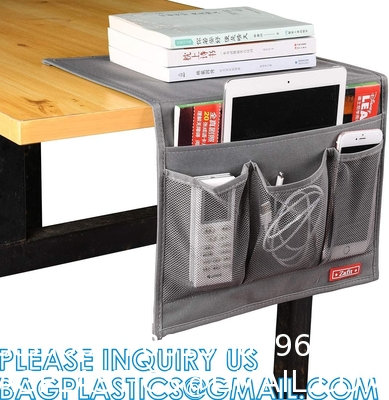 Custom Table Cabinet Storage Organizer, TV Remote Control, Bedside canddy, Mesh pockets, Storage Organizer