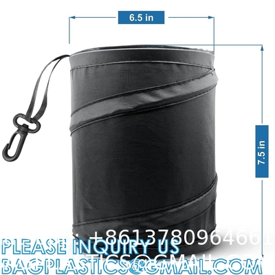 Car Trash Bags, Garbage Bag Hanging Detachable Bag for Car Trash Bag Hanging Back Seat Car Bag for Outdoor