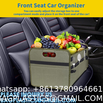 Trunk Organizer Foldable Car Storage Boxes Car Storage Bag, Organizer Multi-Compartment Collapsible Trunk storage