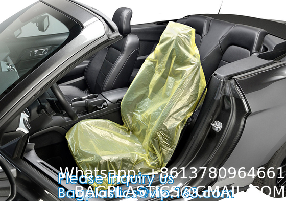 Disposable Seat Covers, Car Universal Plastic Seat Covers for Airplane Seats, Salon Chairs, Restaurant Seats