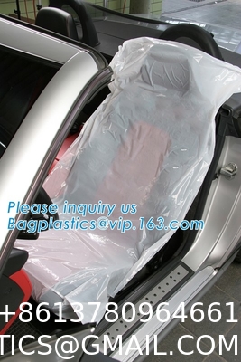 Disposable Seat Covers, Car Universal Plastic Seat Covers for Airplane Seats, Salon Chairs, Restaurant Seats