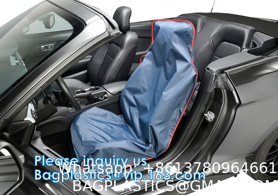 Polyester Durable Nylon Van Vehicle Waterproof Car Seat Cover Protector, Front Seat Cover for Universal Car Seat