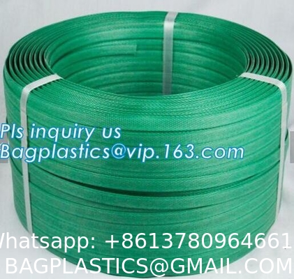 Pet Strap Green Packing Belt PET Packing Band Roll Straps PET Strap, Heavy Duty Packaging Strapping Banding Roll