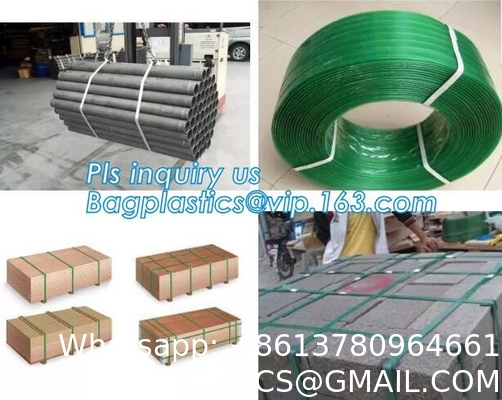 Pet Strap Green Packing Belt PET Packing Band Roll Straps PET Strap, Heavy Duty Packaging Strapping Banding Roll