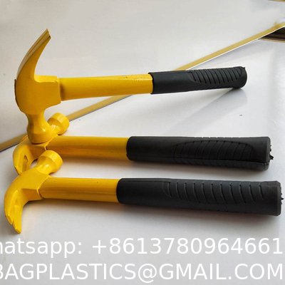 Knocking Carbon Steel Pipe Handle Steel HAMMER Claw Hammer With Non-Slip Plastic Coated Handle For Nails