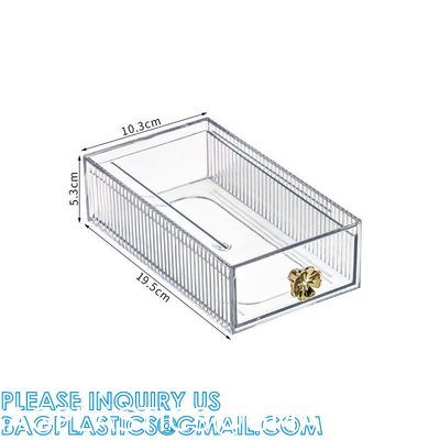 Cosmetic Storage Box Makeup Storage Container Organiser, Skincare Makeup Organizer, Brush Holder, Vanity Shelf
