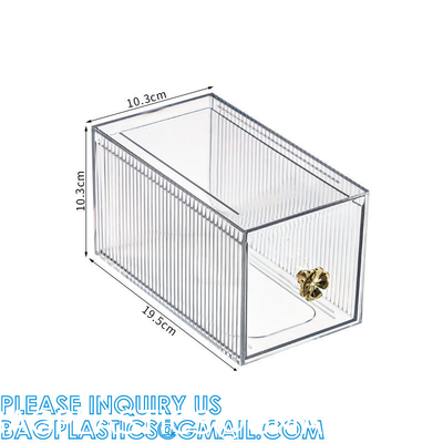 Cosmetic Storage Box Makeup Storage Container Organiser, Skincare Makeup Organizer, Brush Holder, Vanity Shelf