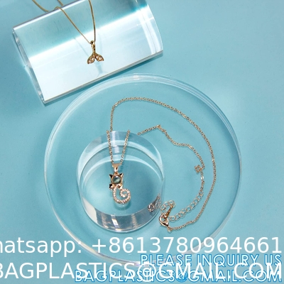 Clear Polished Acrylic Cube Cylinder, Square Display Block, Jewelry Display Holder Base Stands, Crafts Closet Show