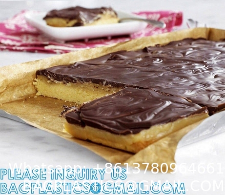 Parchment Baking Paper Lined Foil, Insulated Foil Sandwich Wrap Sheet, Aluminum parchment backed baking paper lined
