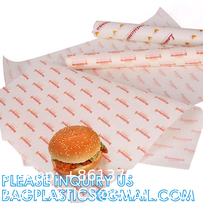 Unbleached Deli Wax Paper Sheets For Food, Basket Liners Food Picnic Paper Sheets Greaseproof Deli Wrapping