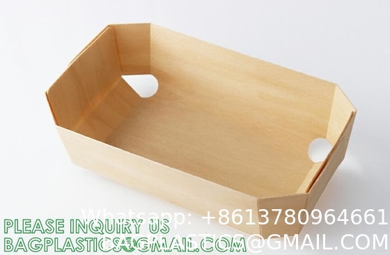 Bakery Boxes, Craft Paper Box, Disposable Paper Food Packaging Take Away Window Fruit Sushi Salad Paper Boxes With Logo
