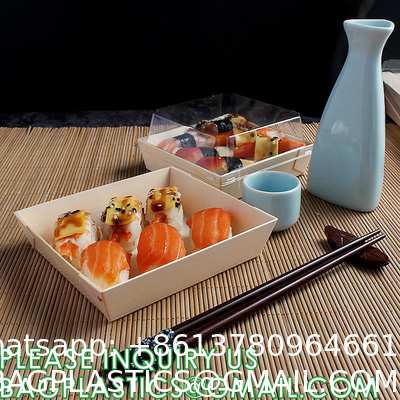Bakery Boxes, Craft Paper Box, Disposable Paper Food Packaging Take Away Window Fruit Sushi Salad Paper Boxes With Logo