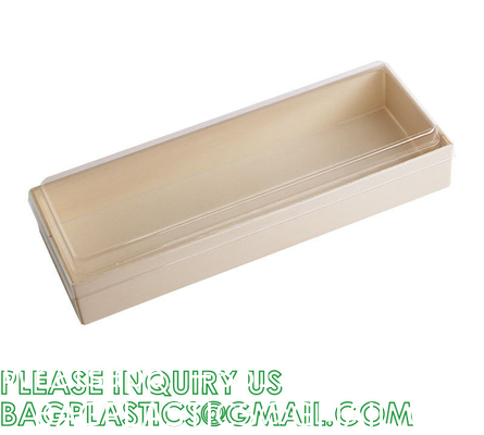 Bakery Boxes, Craft Paper Box, Disposable Paper Food Packaging Take Away Window Fruit Sushi Salad Paper Boxes With Logo