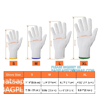 Wear-Resistant Cotton Yarn Knitted Working Protective Gloves Painter Mechanic Industrial Warehouse Gardening Constru