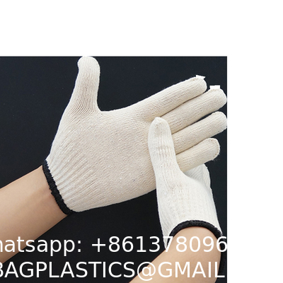 Wear-Resistant Cotton Yarn Knitted Working Protective Gloves Painter Mechanic Industrial Warehouse Gardening Constru