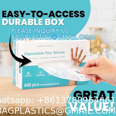 2pcs Per Pack Folded Gloves Biodegradable Gloves Disposable Food Grade Gloves Eat Lobste For Resraurent Bar Hair Dying