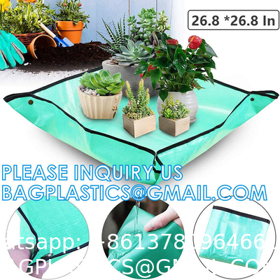Waterproof Indoor Outdoor Plant Repotting Mat Transplanting Indoor Succulent Potting Mat Portable Gardening Mat