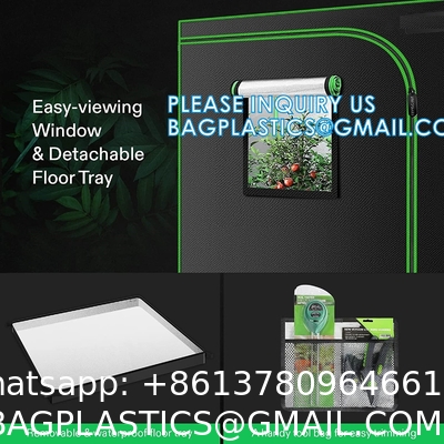 Grow Tent, Growing Room, 600D Mylar Highly Reflective Aluminum Hydroponic Plant Growing Tent Insulation Grow Room