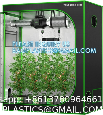 Grow Tent, Growing Room, 600D Mylar Highly Reflective Aluminum Hydroponic Plant Growing Tent Insulation Grow Room