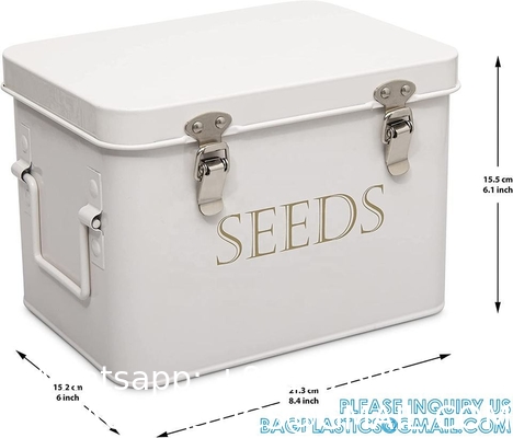 Plastic Seed Storage Box, Seeds Storage Organizer Container, Flower Seeds,Vegetable Seeds, Clover Seeds, Basil Seeds