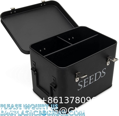 Plastic Seed Storage Box, Seeds Storage Organizer Container, Flower Seeds,Vegetable Seeds, Clover Seeds, Basil Seeds