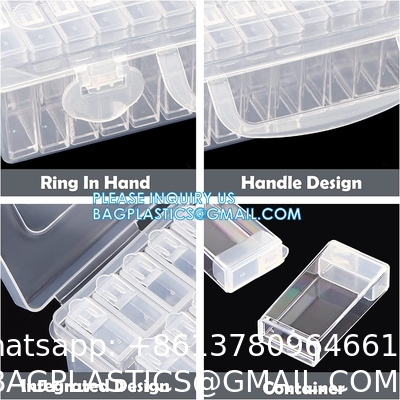 Plastic Seed Storage Box, Seeds Storage Organizer Container, Flower Seeds,Vegetable Seeds, Clover Seeds, Basil Seeds