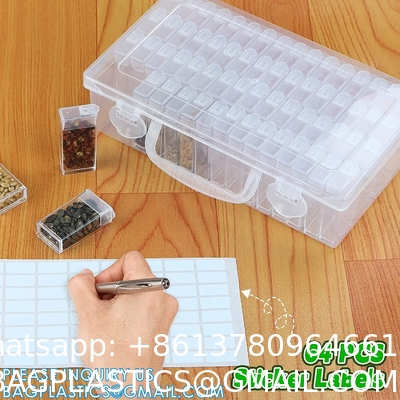 Plastic Seed Storage Box, Seeds Storage Organizer Container, Flower Seeds,Vegetable Seeds, Clover Seeds, Basil Seeds