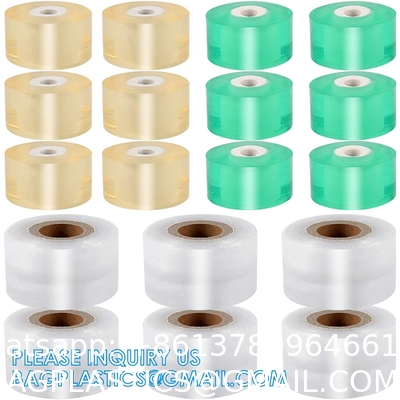 Grafting Tape, Each Roll 328 Feet, Stretchable Garden Grafting Tape, Self-Adhesive Plant Repair Tapes For Garden