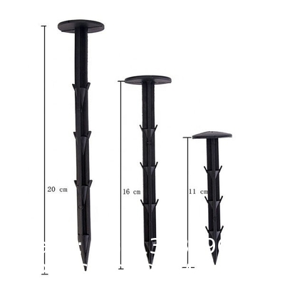 Staples Stakes Anchors Rustproof for Holding Down Landscape Fabric Lawn Edging,Tents, Game Nets and Rain Tarps Black