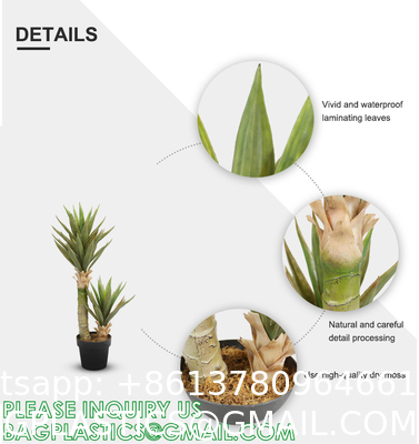 Giant Agave Fake Plant-52-Inch Faux Succulent, Fits With Southwestern Decor And Cactus Artificial Plants