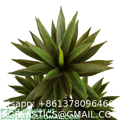 Waterless Natural-Design Real Touch Plant Trees Large Artificial Aloe Vera Simulation 1.25m Home Decor Plastic Tree