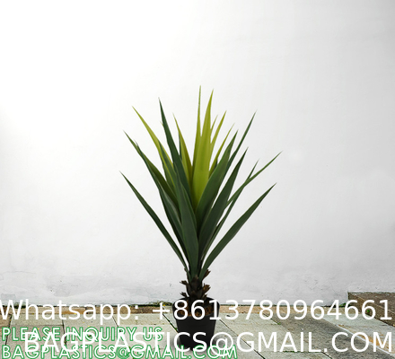 Waterless Natural-Design Real Touch Plant Trees Large Artificial Aloe Vera Simulation 1.25m Home Decor Plastic Tree